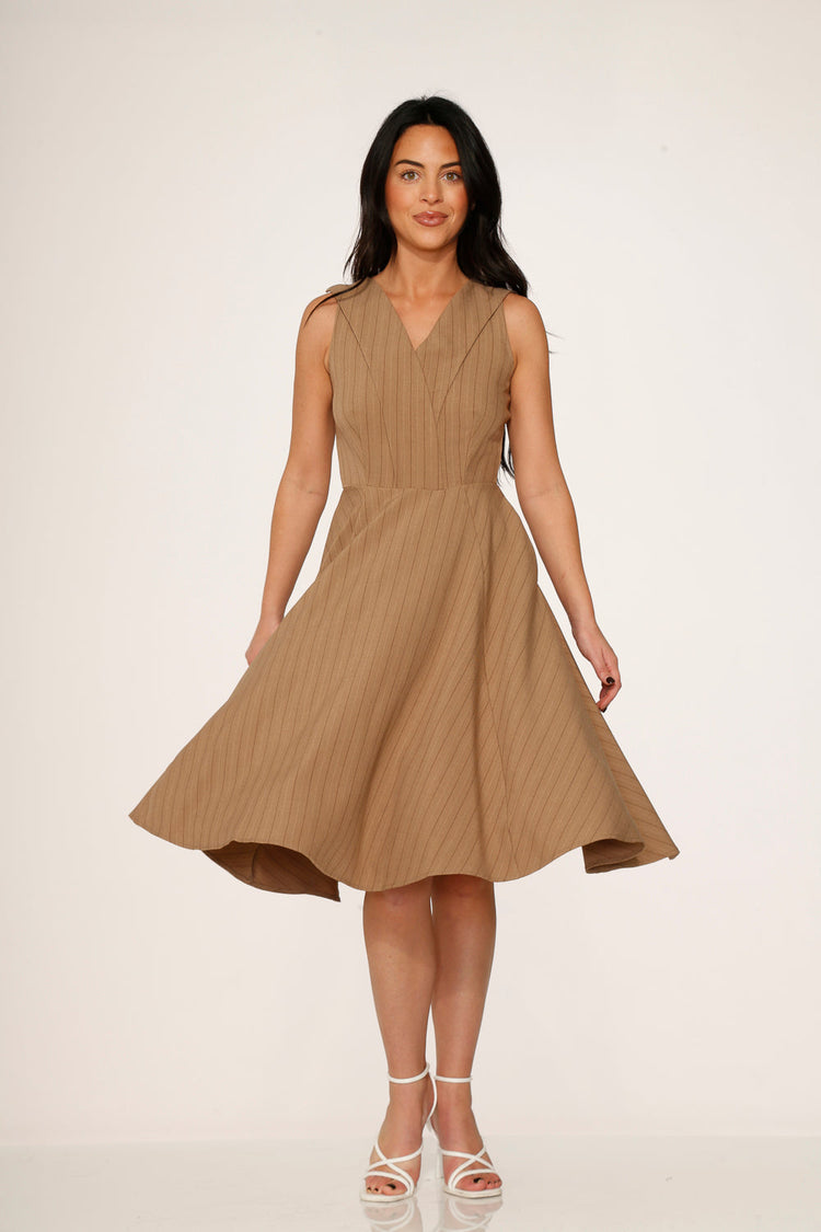 Camel Swing Dress