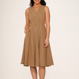 Camel Swing Dress
