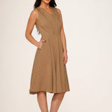 Camel Swing Dress