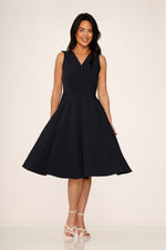 Navy Blue Swing Dress