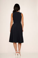 Navy Blue Swing Dress