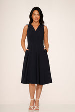 Navy Blue Swing Dress