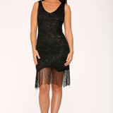 Black Flapper Dress