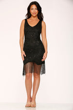 Black Flapper Dress