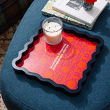 Large Lacquer Tray: Mahjong Forever, Housework Never