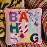 Needlepoint Pillow - Bah Humbug
