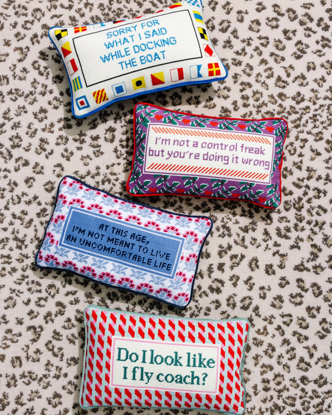 Needlepoint Pillow - I'm Not A Control Freak But..