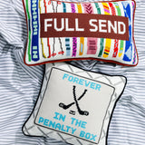 Needlepoint Pillow - Forever In the Penalty Box