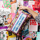 Needlepoint Pillow - Everything Hurts and I Am Dying
