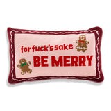 Needlepoint Pillow - FFS Be Merry