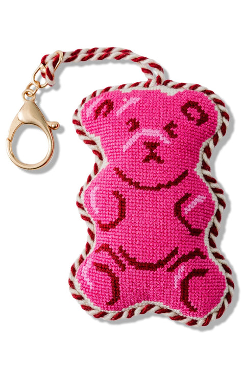 Needlepoint Bag Charm - Gummy Bear