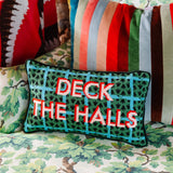 Needlepoint Pillow - Deck the Halls
