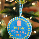 Needlepoint Ornament - In My Pickleball Era
