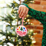 Needlepoint Ornament - Make The Yuletide Gay