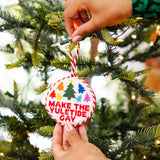 Needlepoint Ornament - Make The Yuletide Gay