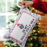 Needlepoint Pillow - In My Holly Jolly Era
