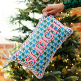 Needlepoint Pillow - SLEIGH
