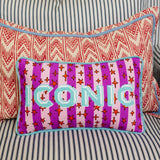 Needlepoint Pillow - Iconic