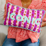 Needlepoint Pillow - Iconic
