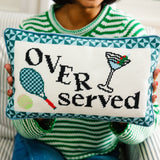 Needlepoint Pillow - Overserved