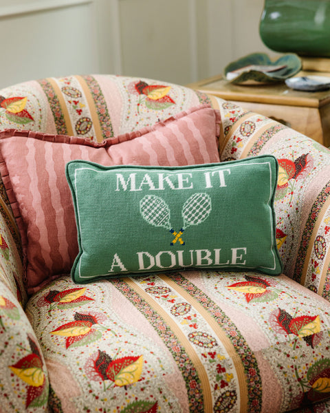 Needlepoint Pillow - Make It A Double