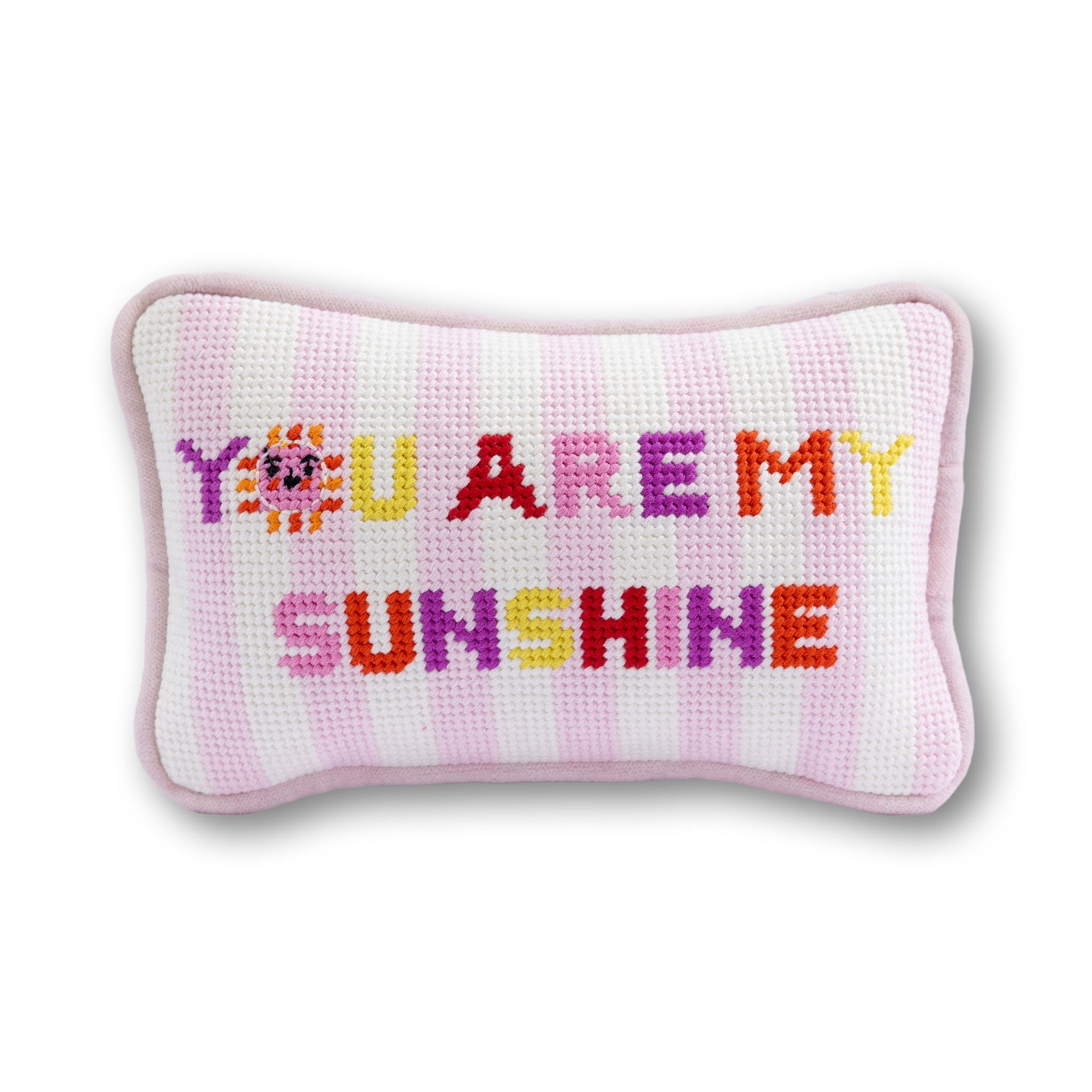 Needlepoint Pillow - You Are My Sunshine