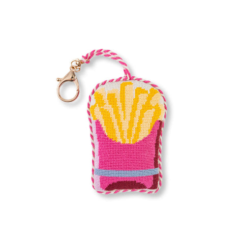 Needlepoint Bag Charm - French Fries