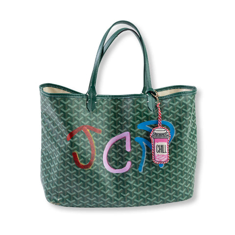 Needlepoint Bag Charm - Chill Pill