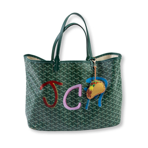 Needlepoint Bag Charm - Taco