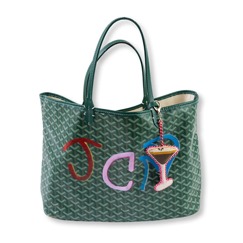 Needlepoint Bag Charm - Espresso Martini