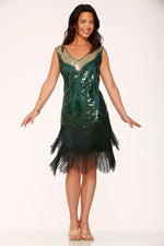 Green Flapper Dress