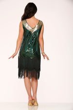 Green Flapper Dress