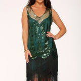 Green Flapper Dress