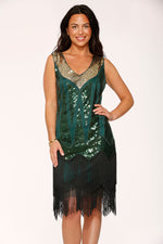 Green Flapper Dress