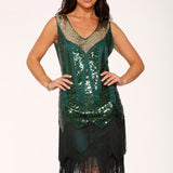Green Flapper Dress