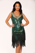 Green Flapper Dress