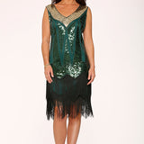 Green Flapper Dress