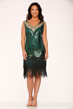 Green Flapper Dress