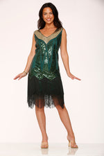 Green Flapper Dress