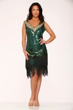 Green Flapper Dress