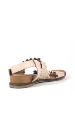 Roche Ruched Leather Sandals