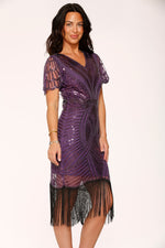 Purple Flapper Dress