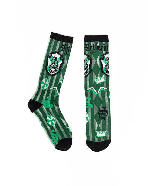 Harry Potter Slytherin Shimmer Sheer Mid High Sock