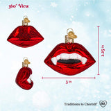 Vampire Lips Ornament