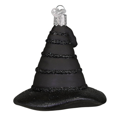 The Green Witch's Black Hat Ornament