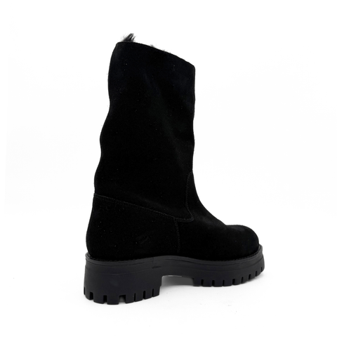 Congo Suede Shearling Booties