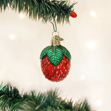 Sparkling Strawberry Ornament