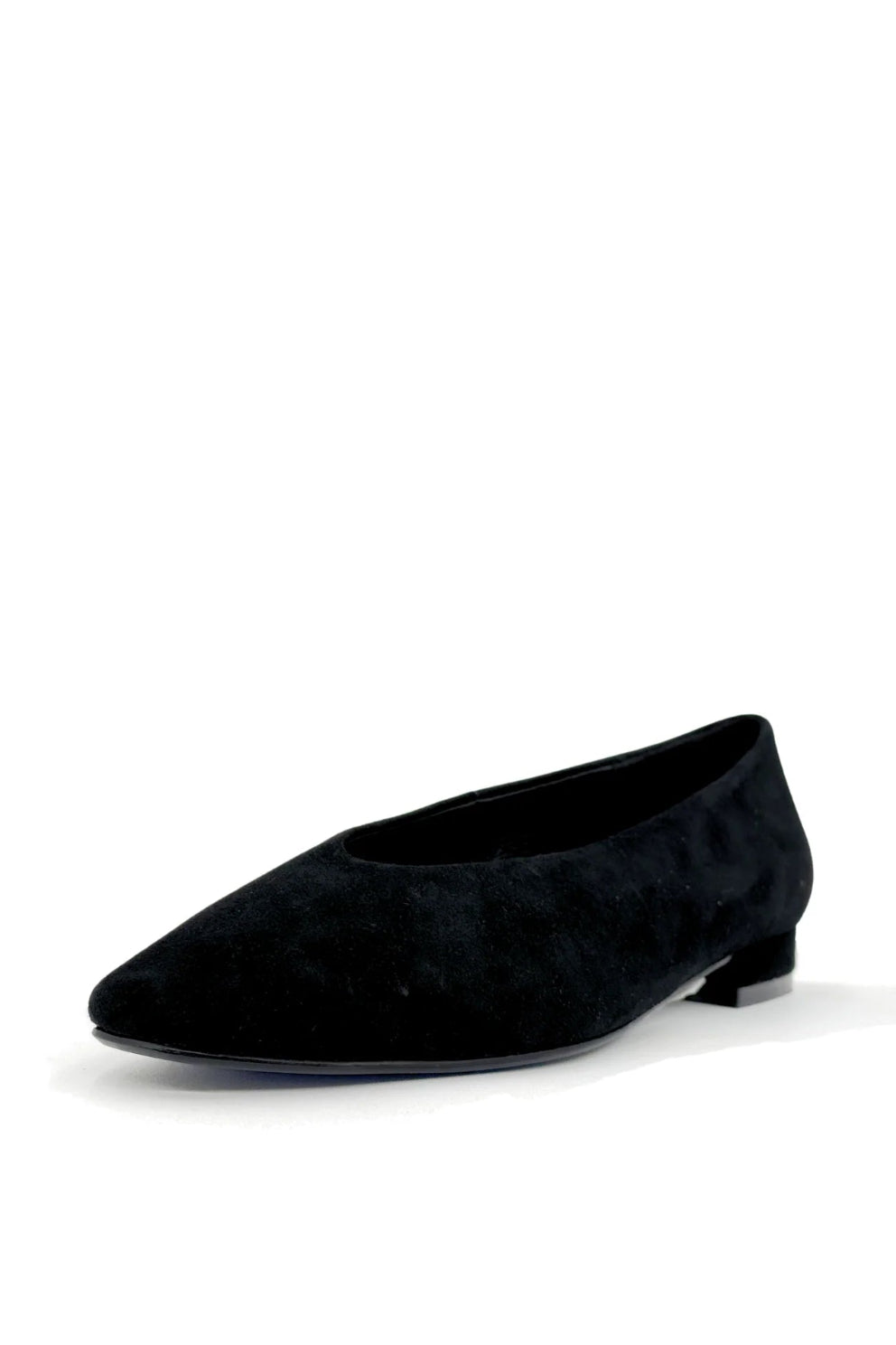 Slick Ballet Flats Suede