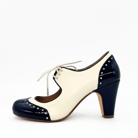 Leora Oxford Heeled Pumps