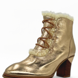Galleria Metallic Victorian Booties